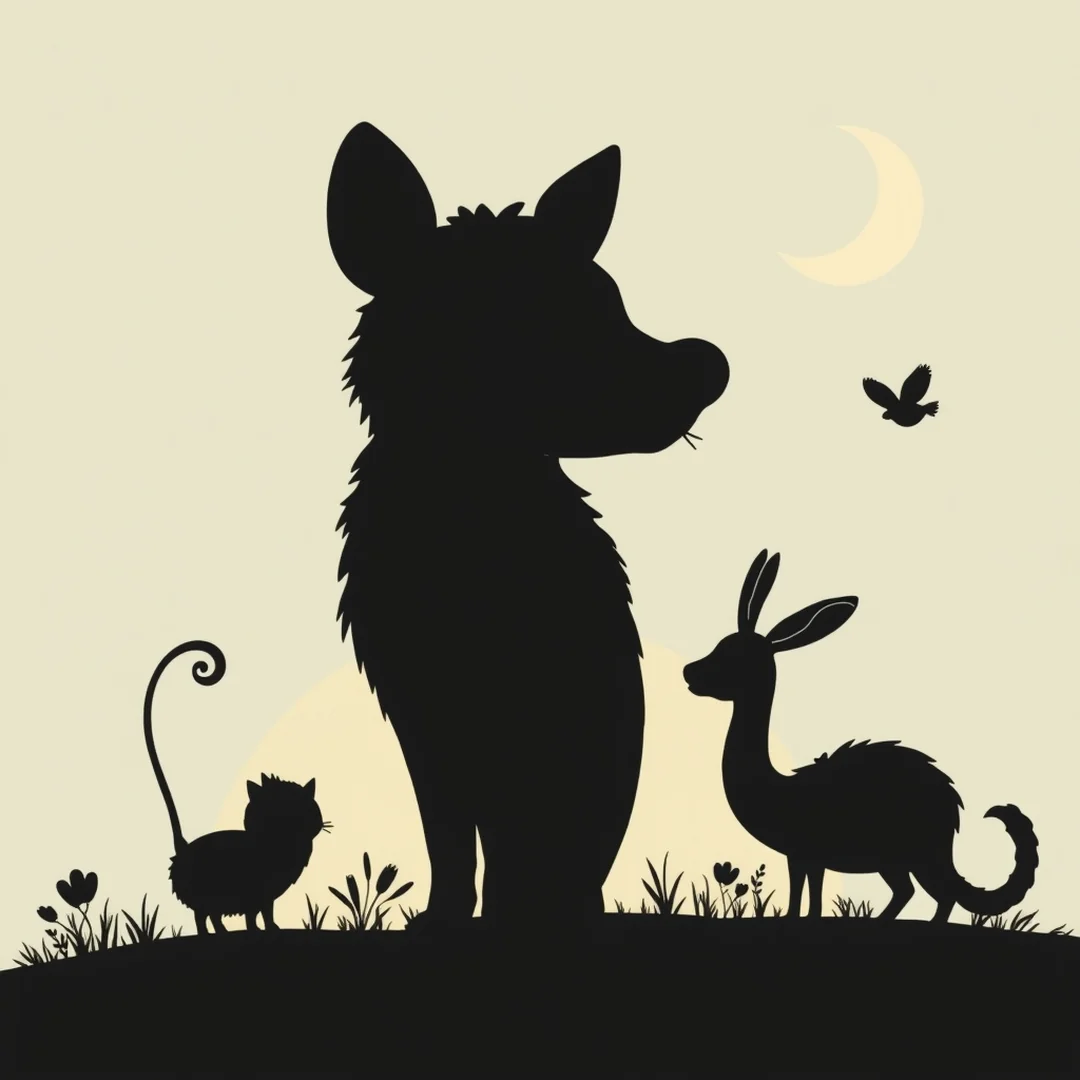 Whimsical Animal Silhouettes - 20 Pottery Painting Ideas for Stunning Designs